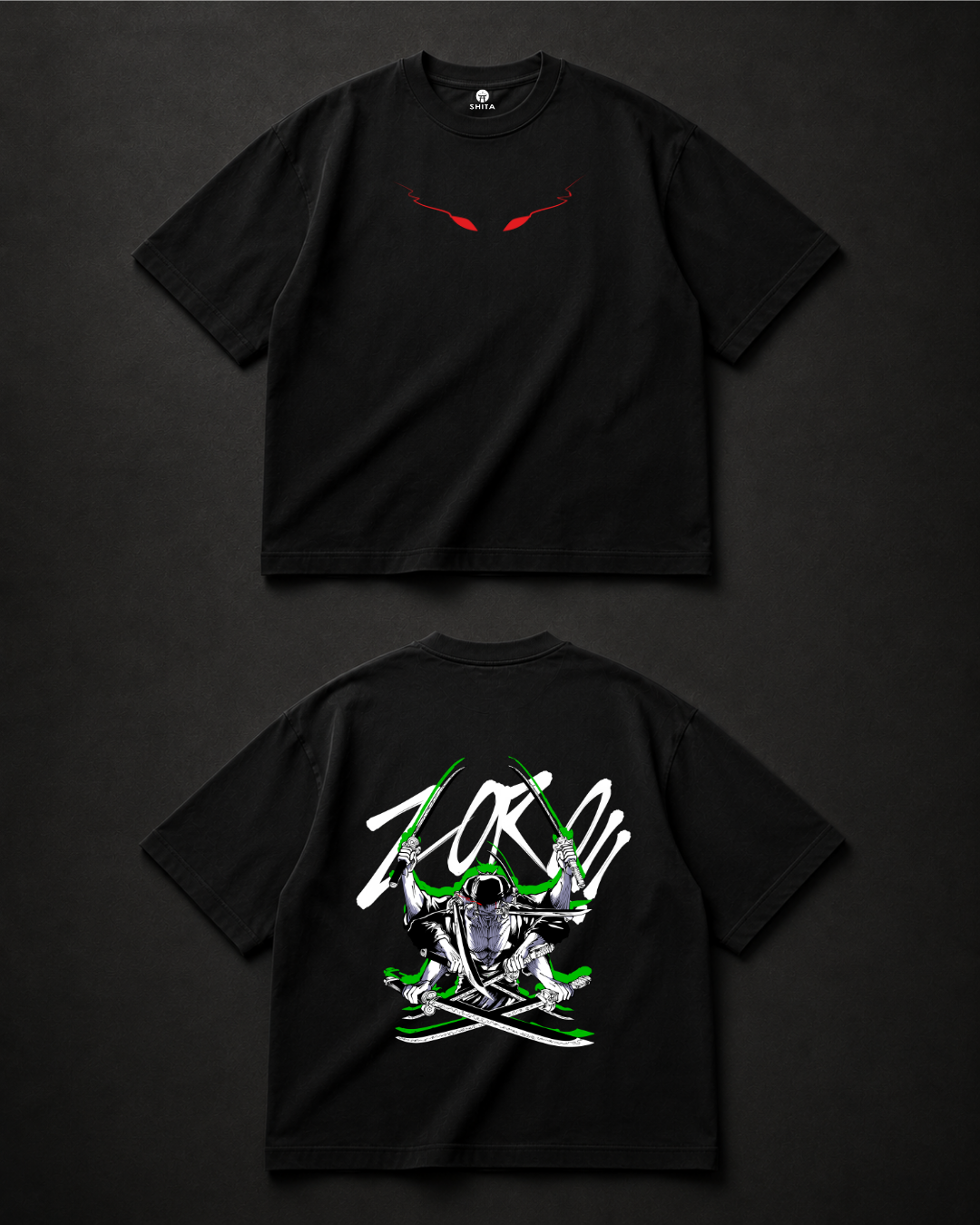 T-Shirt Zoro Haki des Rois — SHITA