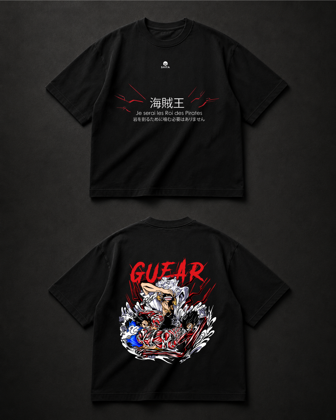 T-Shirt Luffy all Gear — SHITA